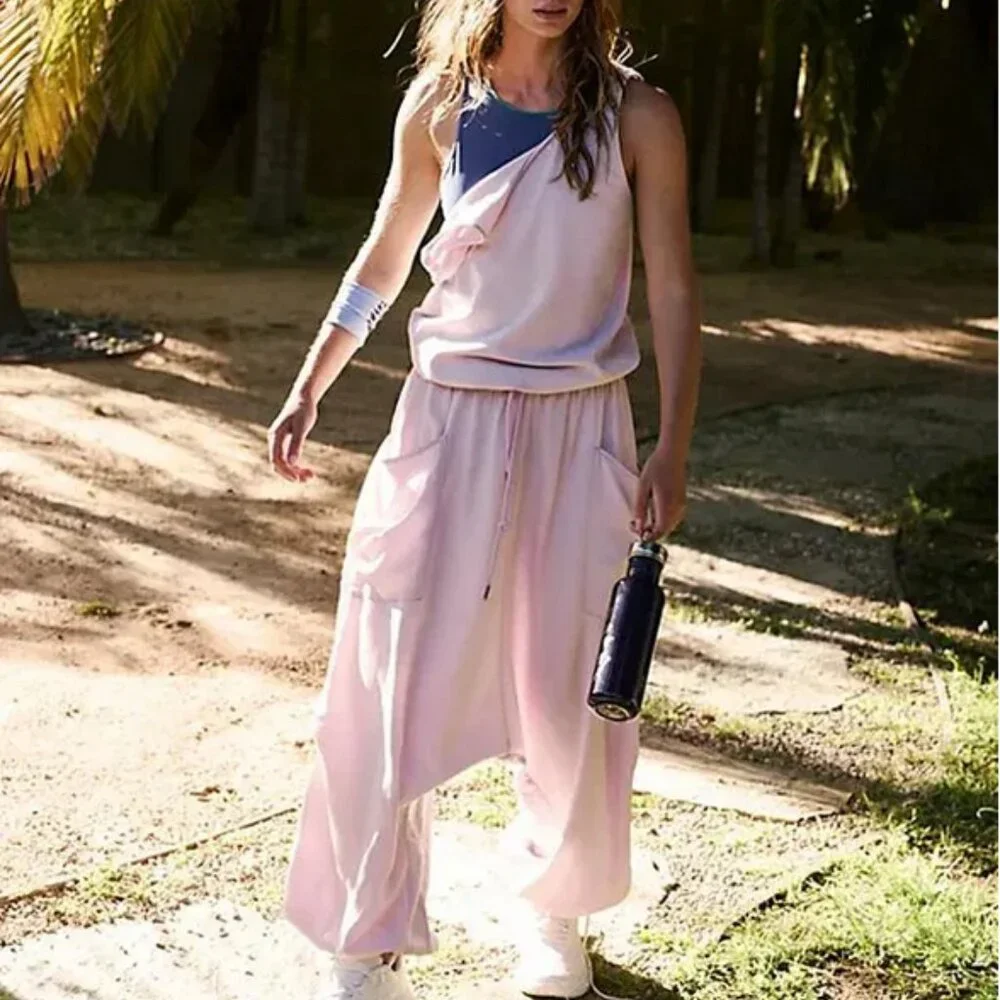 NWOT Free People Scrimmage Onesie in Faded Mauve